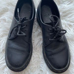 Dr. Martens Black Leather Oxfords